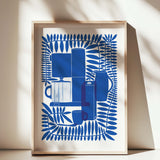 Coffee In Cobalt | A4 Art Print