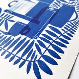 Coffee In Cobalt | A4 Art Print