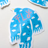Fly Bird Sticker