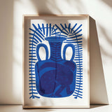Cobalt Vase | A4 Art Print