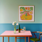 May The Flowers Remind Us | Square Art Print