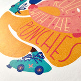 Roll With The Punches | Square Art Print