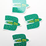 Sail On Bird Sticker