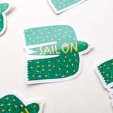 Sail On Bird Sticker