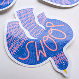 Swoop Bird Sticker