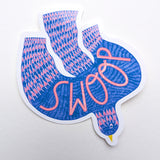 Swoop Bird Sticker