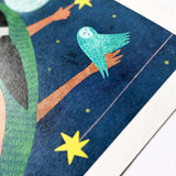 Under The Moonlit Sky | Square Art Print