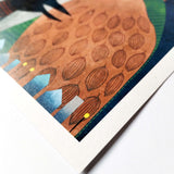Under The Moonlit Sky | Square Art Print